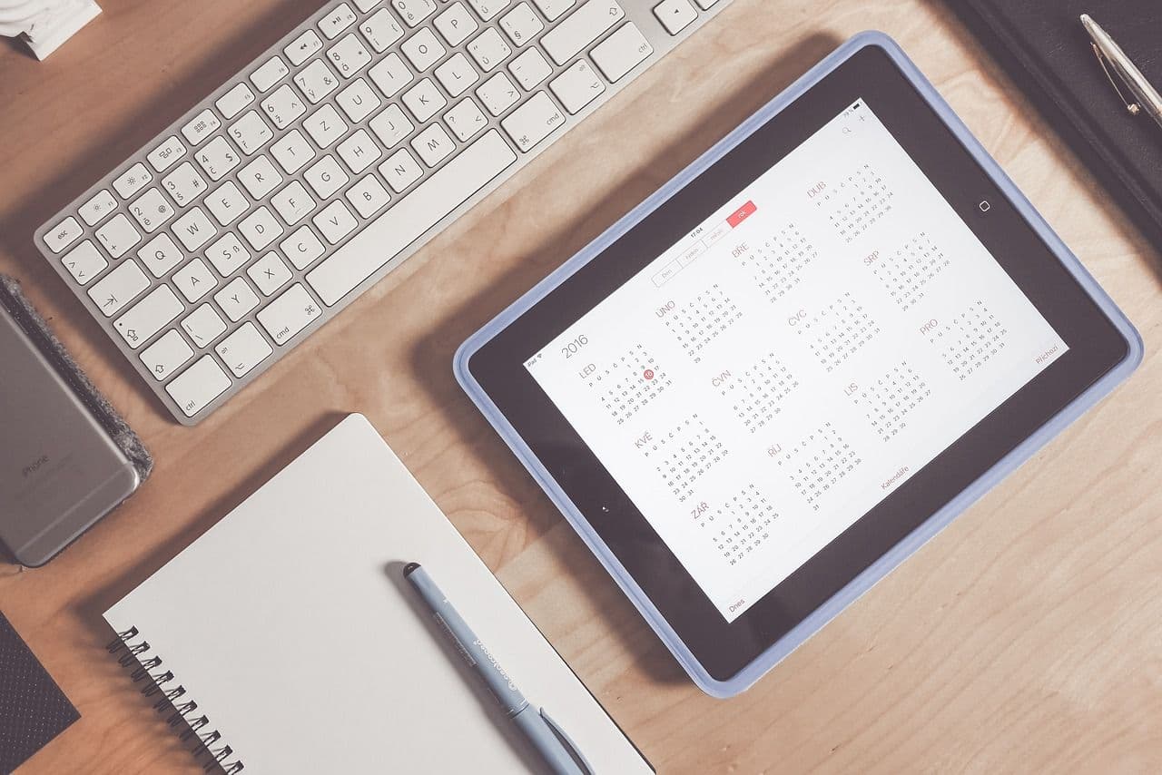 Calendar and Notes Illustration