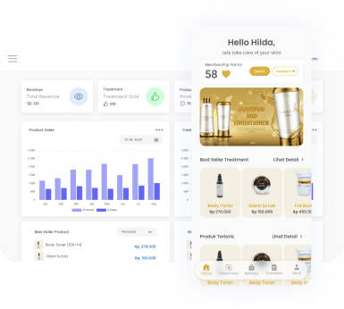 Glamori Clinic — Evetech Solution project