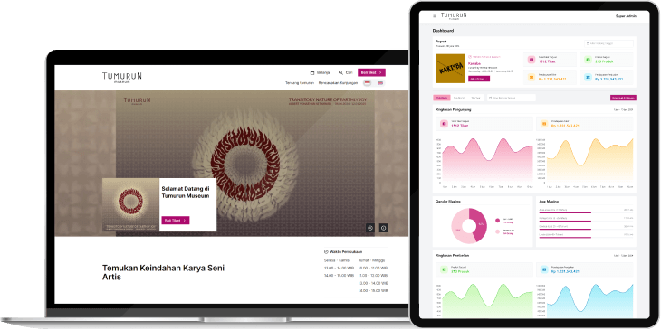 Tumurun Museum website by Evetech Solution